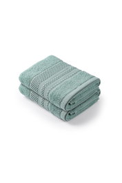Mijölnir Piramit - Juego de 2 toallas de mano Verde